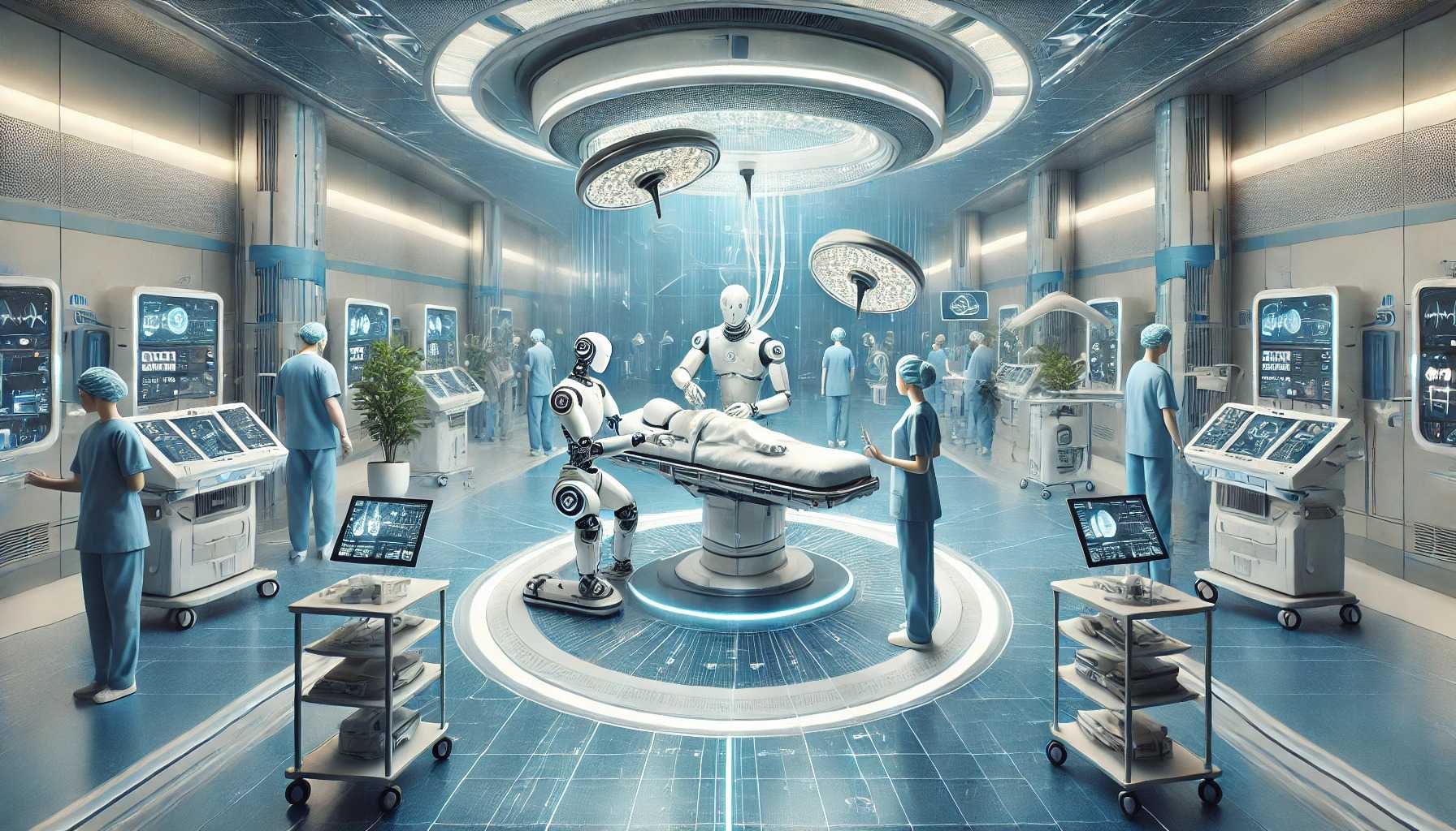 Imagine a future where a triage nurse finds themselves sidelined by a robotic system that can analyze symptoms faster than a human can respond.. (Image: TheoristMind, generated by DALL·E AI)