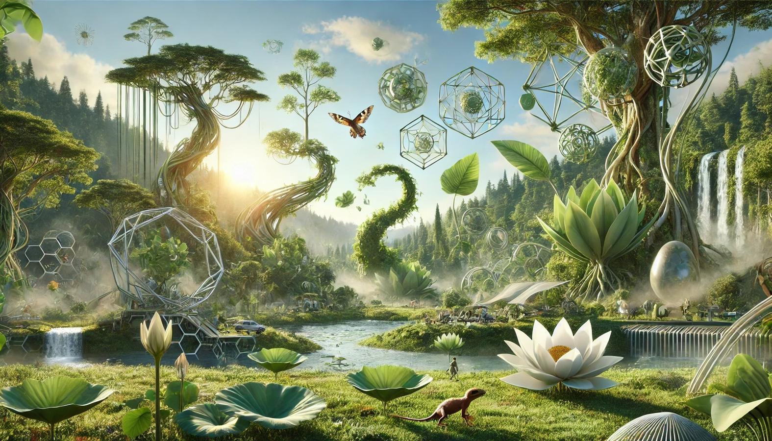 how can we ensure that our imitations do not disrupt the very ecosystems we draw inspiration from? (Image: TheoristMind, generated by DALL·E AI)